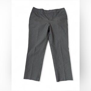 Norma Kamali Pinstripe Wide Leg Pixie High Waist Crop Pants